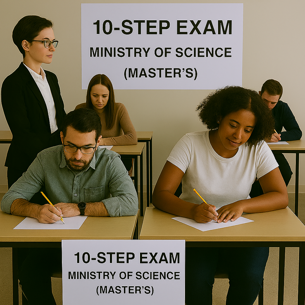 آزمون 10 مرحله‌ای وزارت علوم(کارشناسی ارشد)