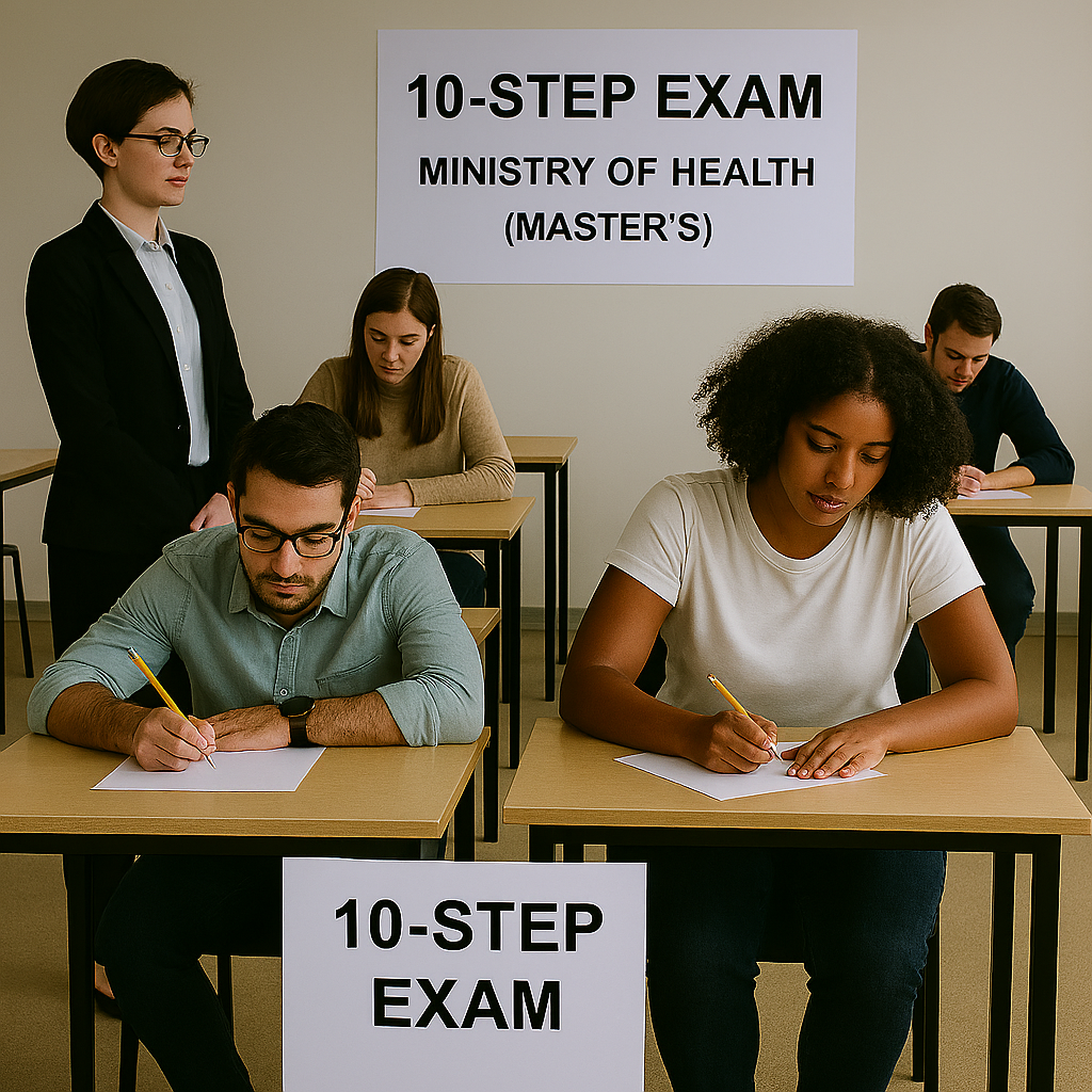 آزمون 10 مرحله‌ای وزارت بهداشت(کارشناسی ارشد)